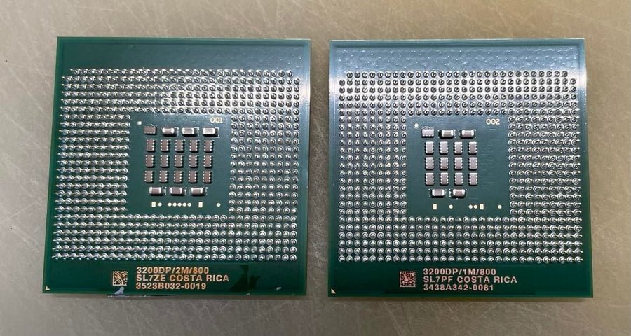 2 stycken XEON CPU