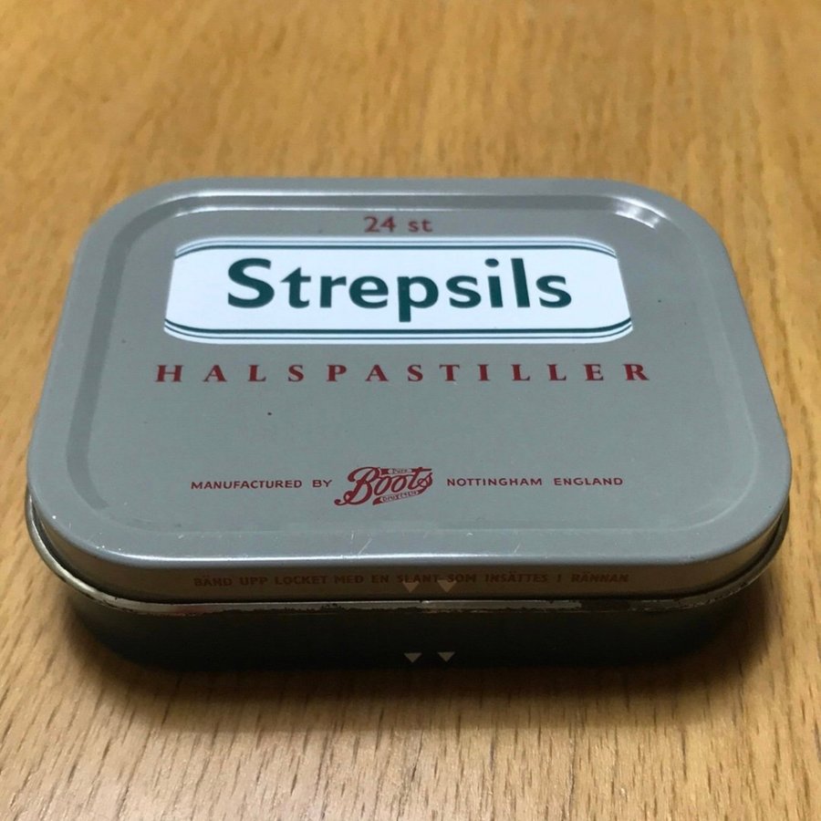 Strepsils Halspaster plåtburk