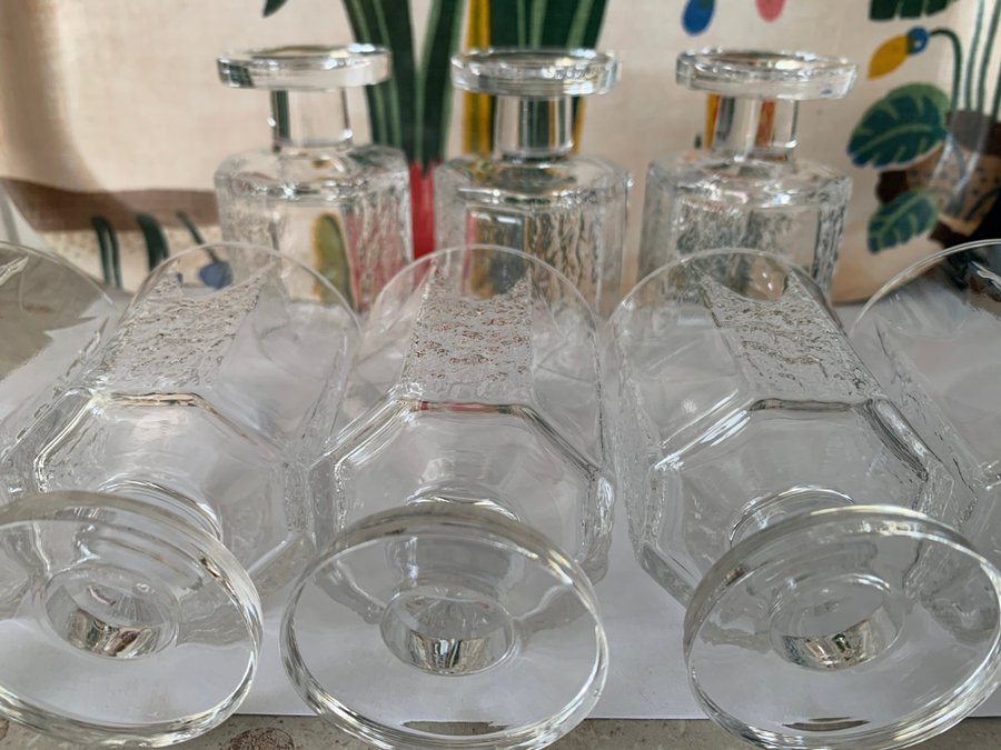 8st Kalinka likör snaps glögg glas av Sarpaneva Vintage Iiittala Made in Finland