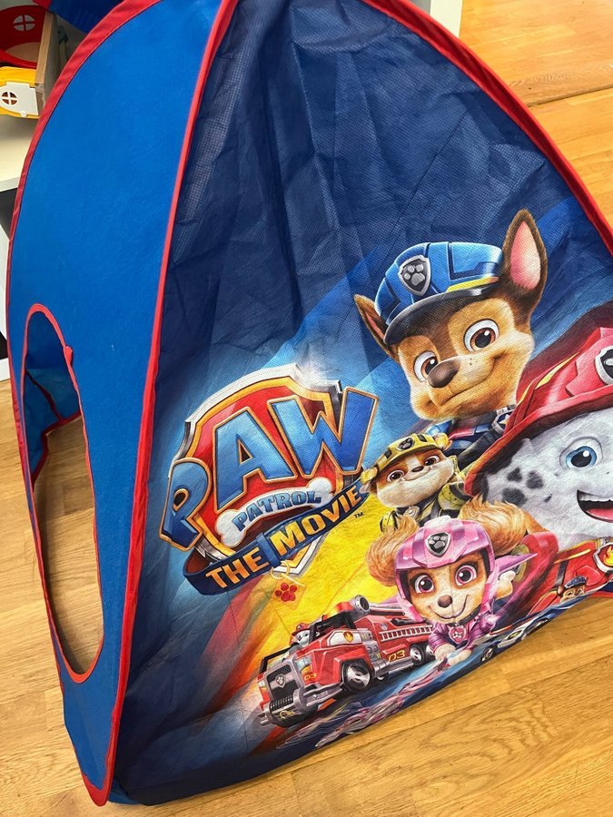 Oanvänt Paw patrol tält