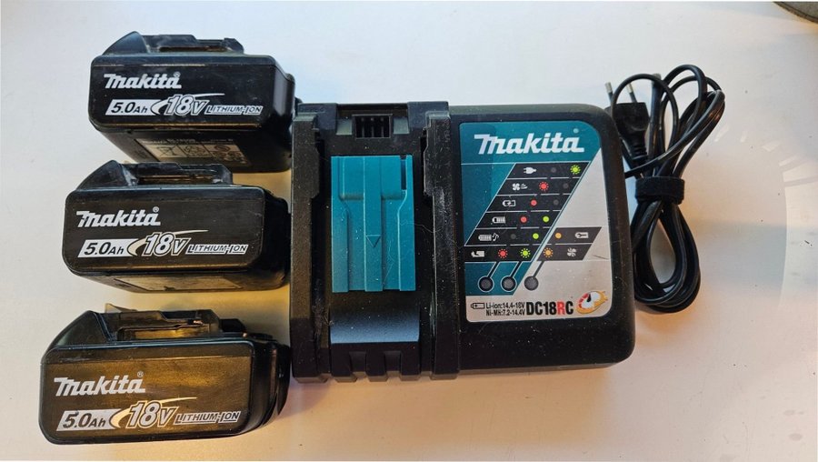 Makita batteripack med laddare