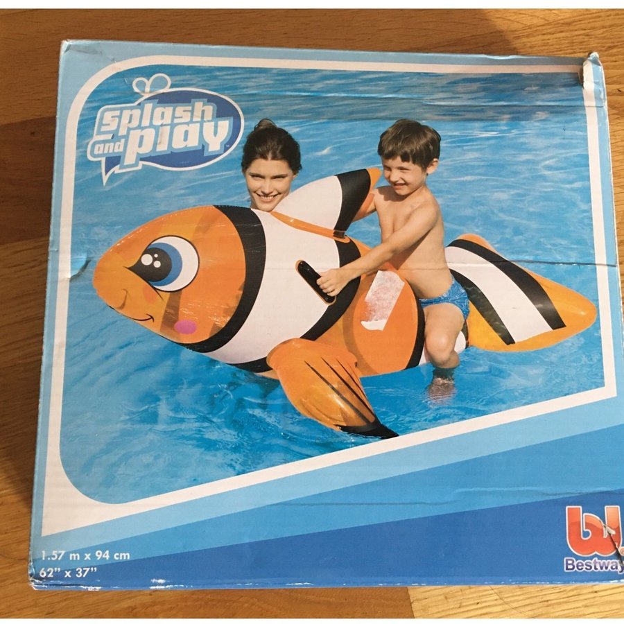 Bestway Splash and Play Clownfish Pool Float