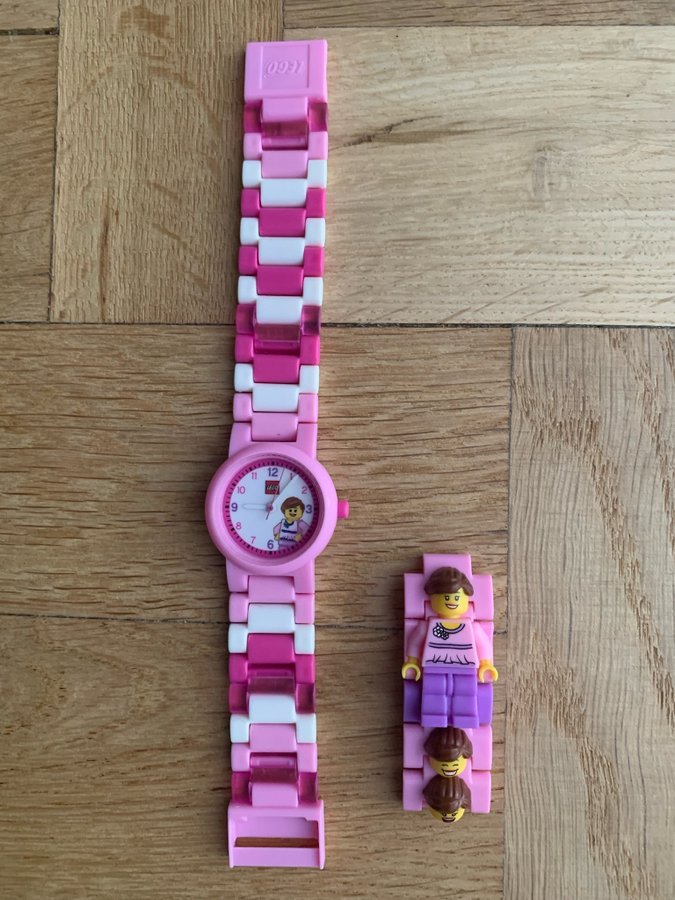 Lego klocka LEGO Classic Pink Rosa Minifigur armbandsklocka barn