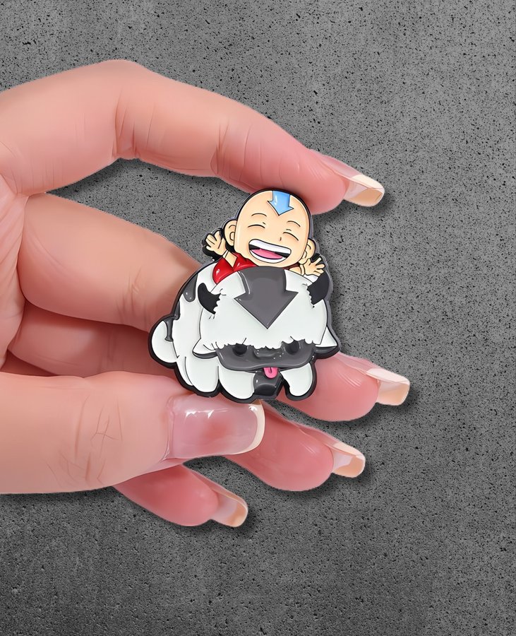 Avatar: The Last Airbender Aang and Appa Enamel Pin