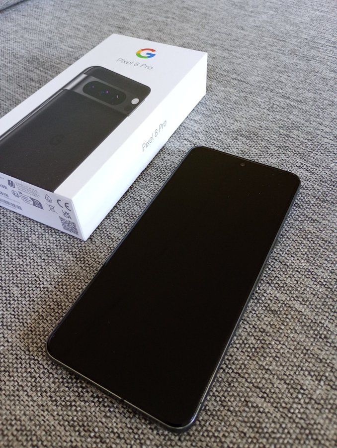 Google Pixel 8 Pro Obsidian 128gb mycket bra skick!