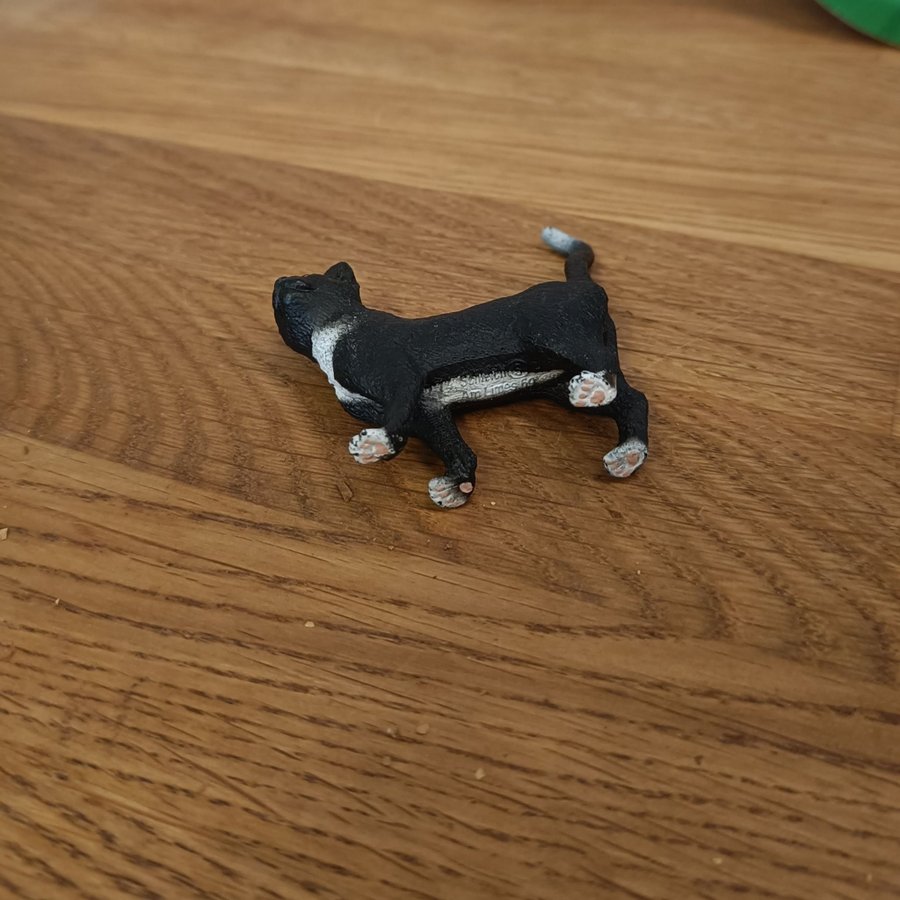 Svartvit katt Schleich