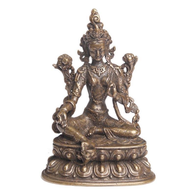 Antique Tibetan Buddhist Goddess Tara Statue