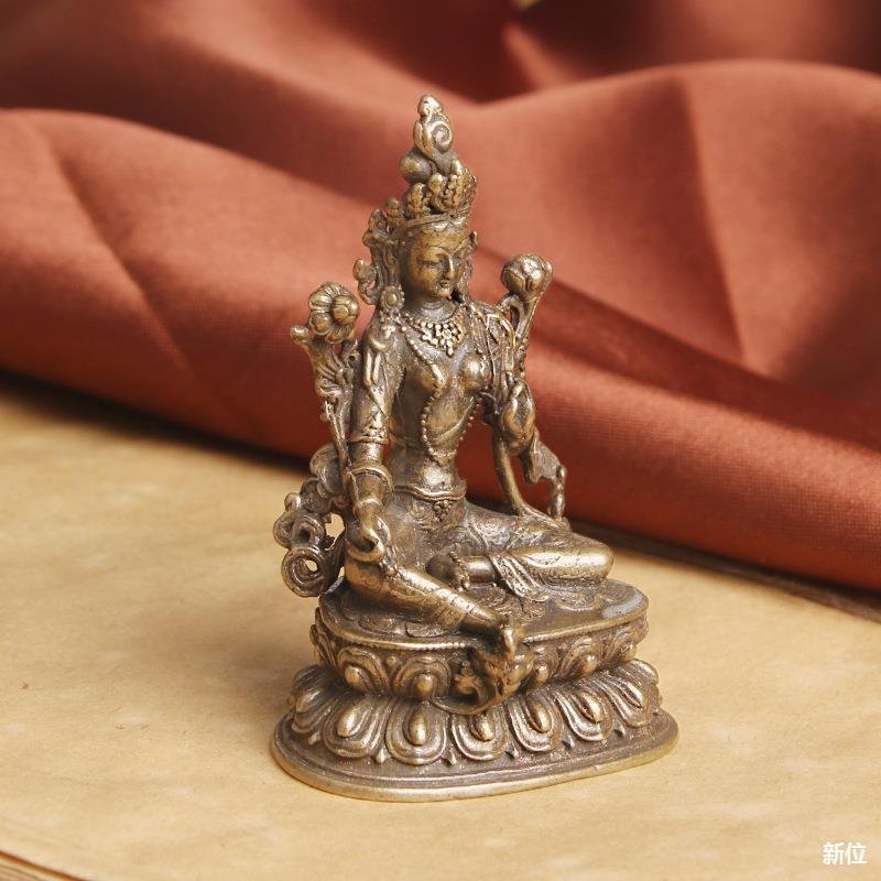 Antique Tibetan Buddhist Goddess Tara Statue