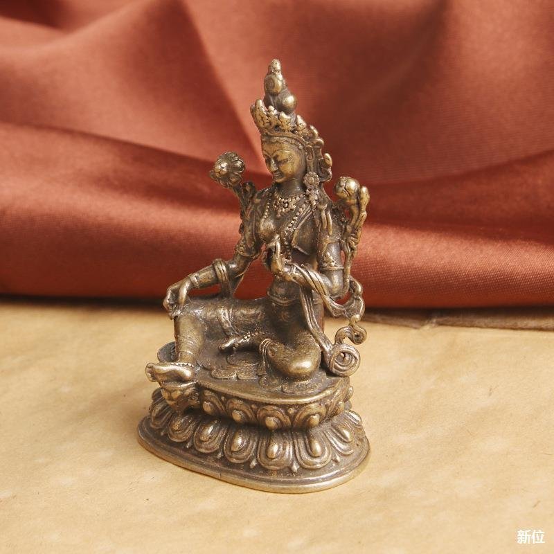 Antique Tibetan Buddhist Goddess Tara Statue