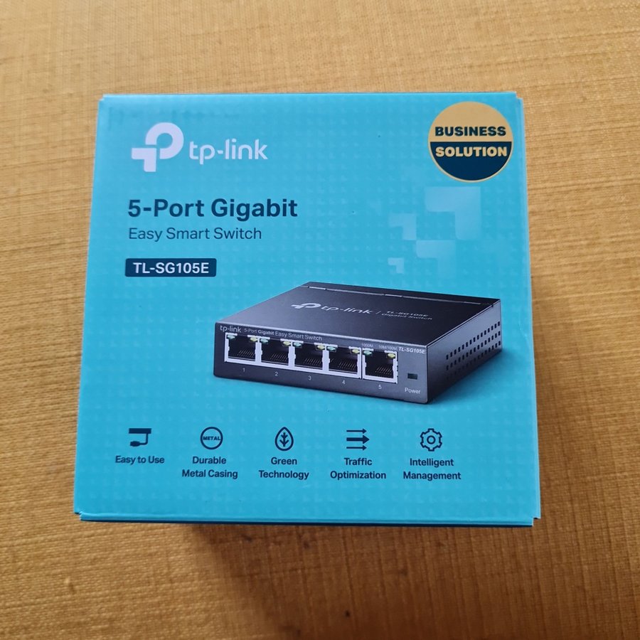 TP-Link TL-SG105E 5-Port Gigabit Easy Smart Switch