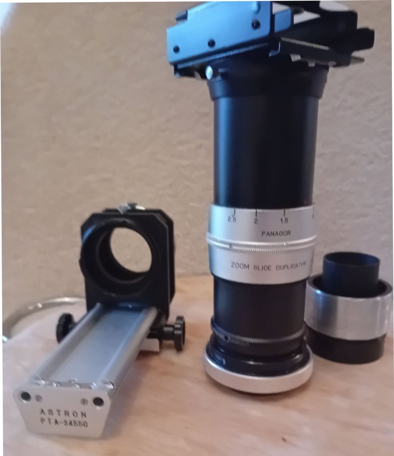 Panagor Zoom Slide Duplicator och Astron mm