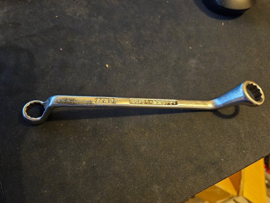 Vintage Gordon Tools 1/4W - 5/16W Offset Nøgle