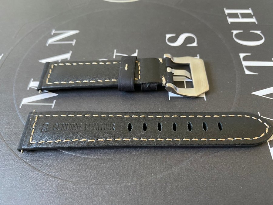 Klockband läder 22mm