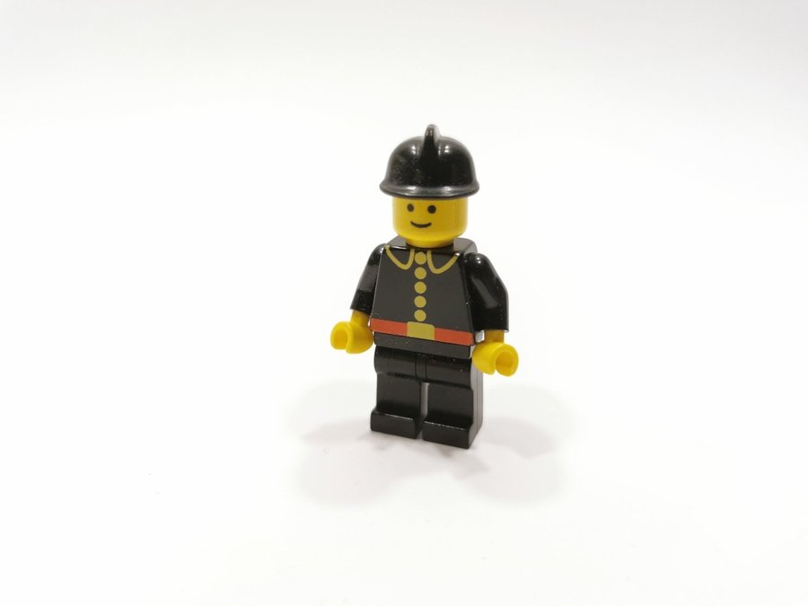 Lego - minifigur - stad - city - brandman - firec004 - svart