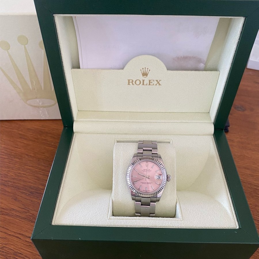 Rolex Oyster Perpetual Datejust 31 ref 178274 Pink Dial