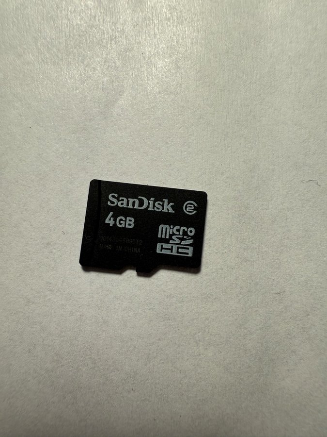 Sandisk Micro SD-kort 4GB