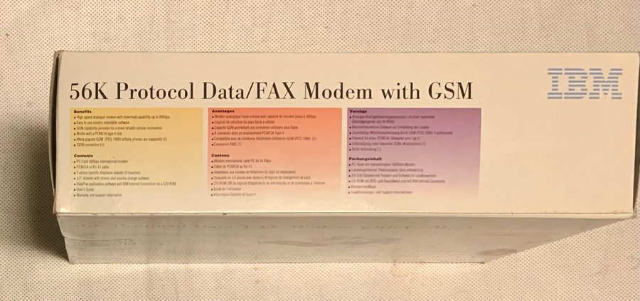 Microsoft 56K Protocol Data / Fax Modem with GSM(2) Oöppnat