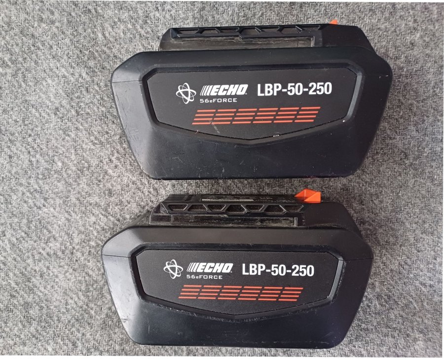 2 ST ECHO LBP-50-250 Batteri