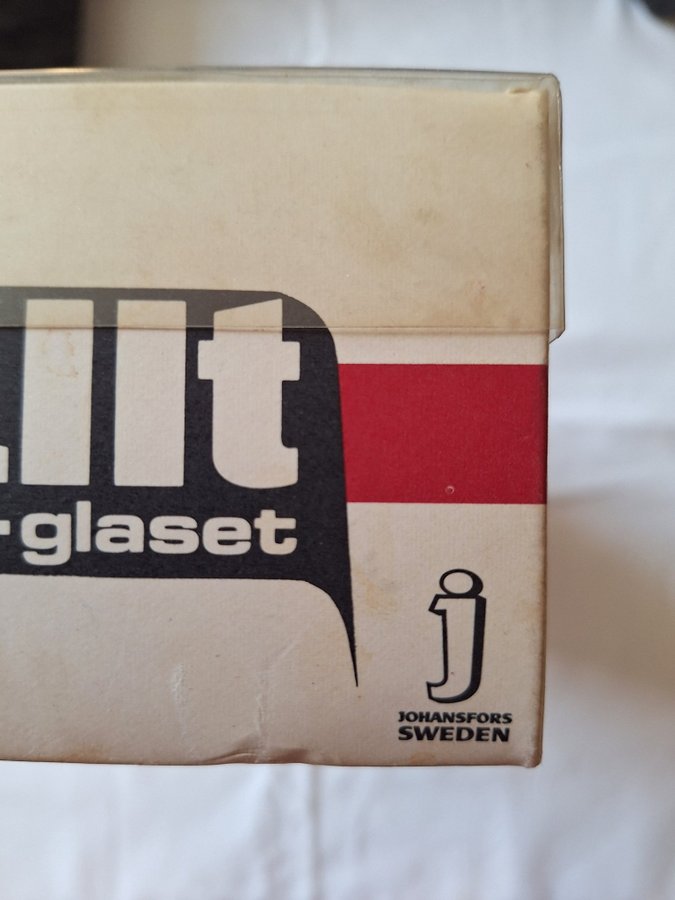 4 glas allt-i-ett-glas Johansfors Kalmar retro Åhlén och Holm