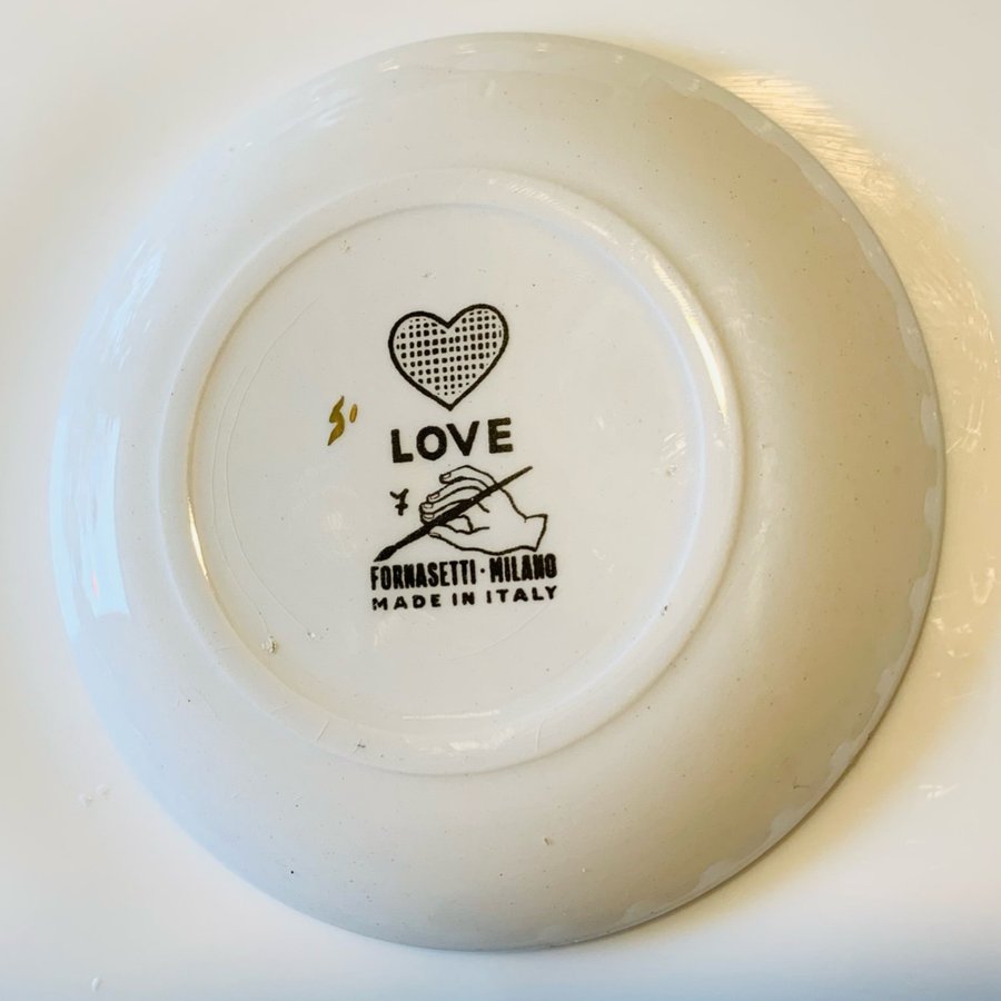 Svenskt tenn Fornasetti Coaster Fat Love 7 Milano Italy