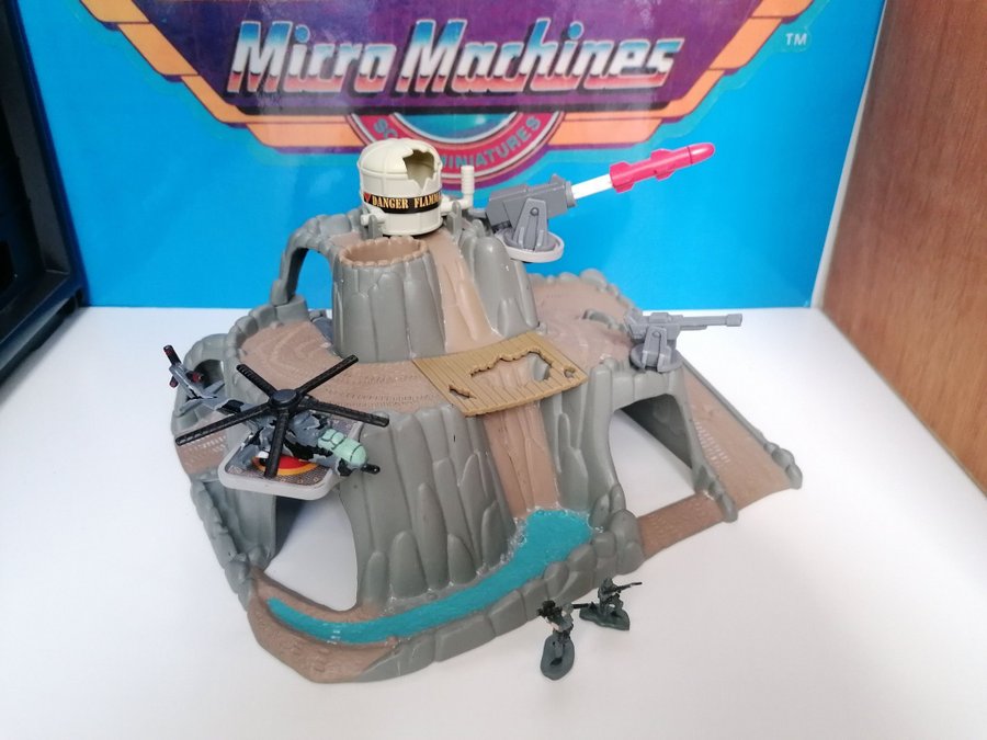 Micro machines / mikro maskiner playsets + helikopter