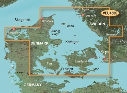 Garmin BlueChart G2 Vision VEU458S mSD/SD Göteborg-Fyn 2016 Version