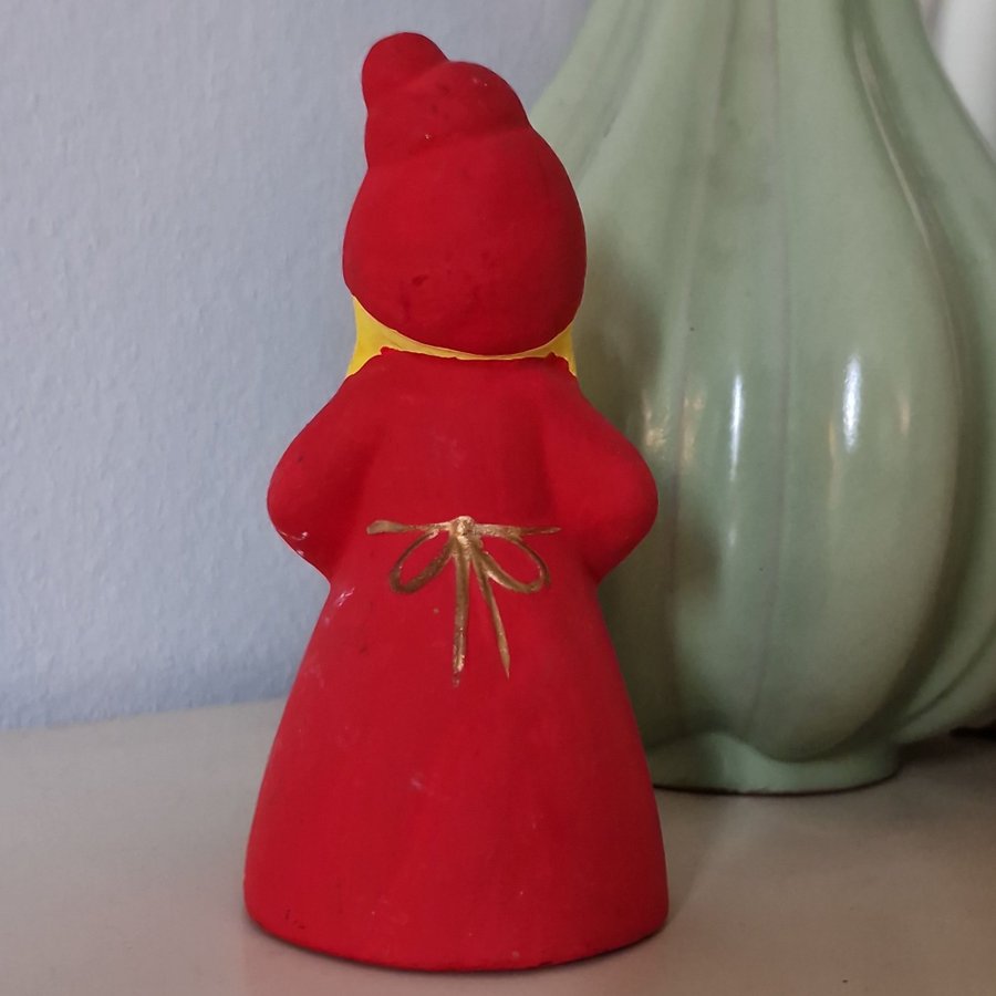 Tomte flicka, retro. Keramik