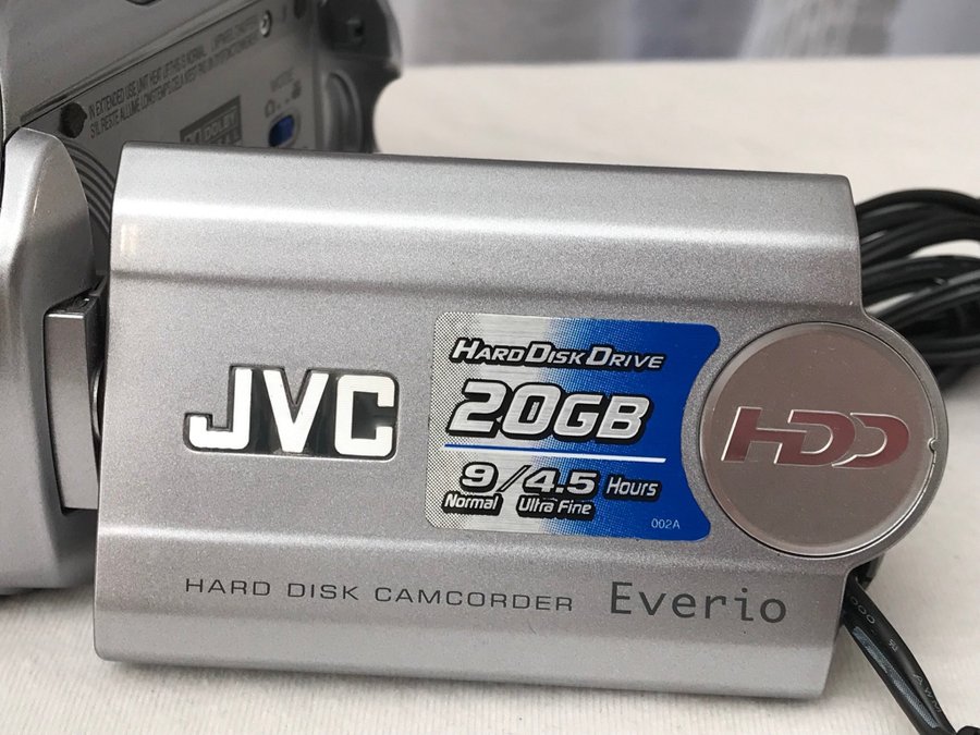 JVC Everio HD-kamera med Hårddisk