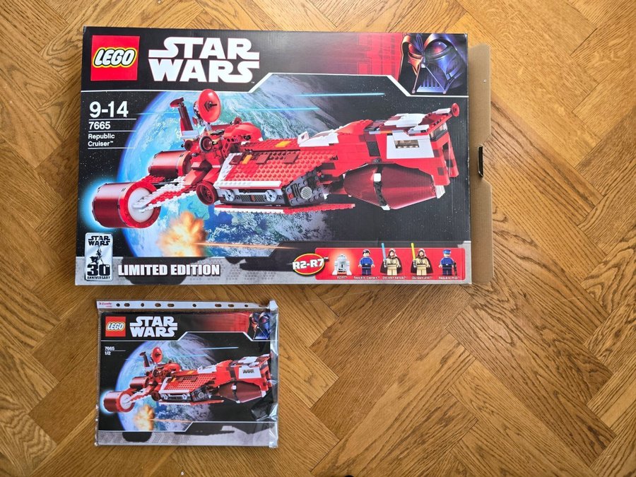 LEGO Star Wars 7665 Republic Cruiser - Limited Edition - with R2-R7