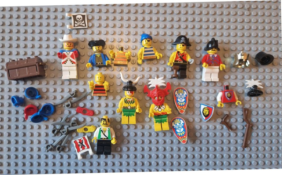 Lego Pirates figurer och delar.