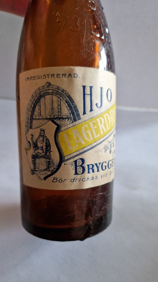 HJO BRYGGERI LAGERDRICKA ölknoppflaska