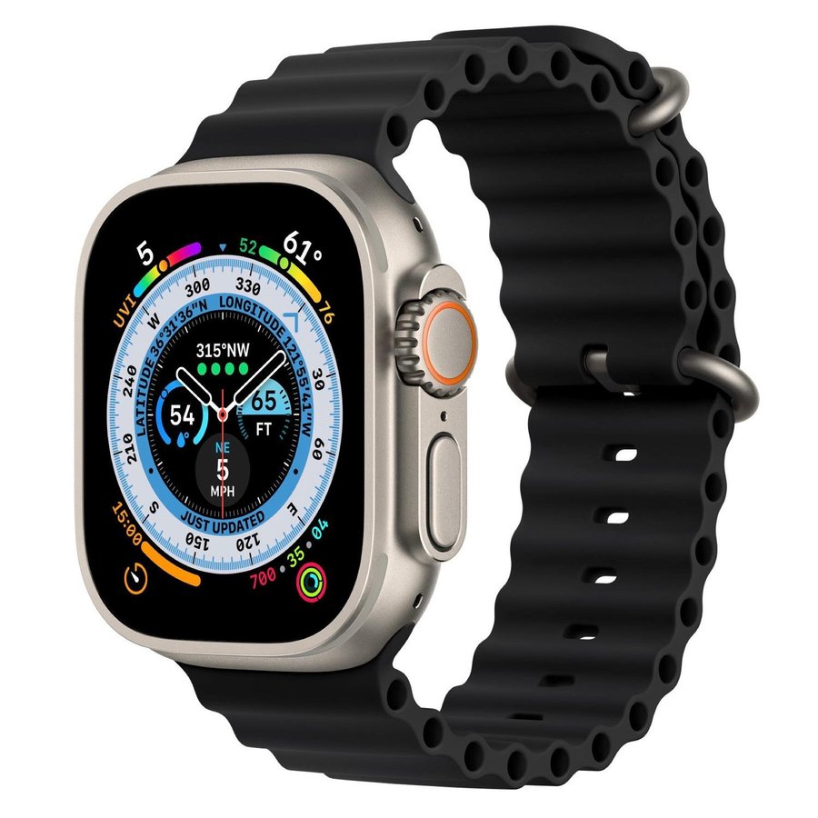 Ocean Band 38/40/41/42mm Apple Watch Armband - BLACK