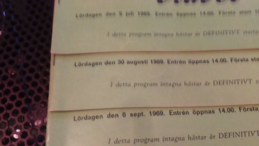 BOLLNÄS 8/7 30/8 6/9 1969