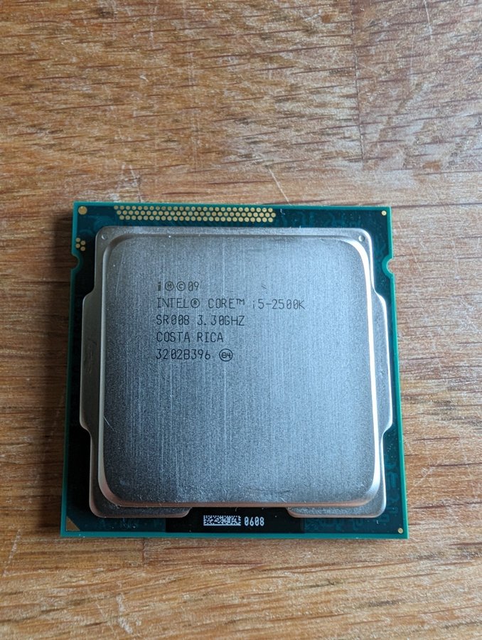 Intel i5 2500k okänt skick