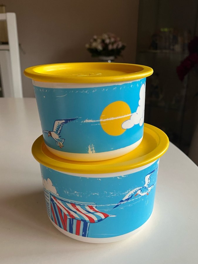 Tupperware Förvaringsburkar med sommarmotiv