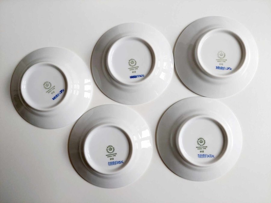 ROYAL COPENHAGEN Princess plate, 5 pack