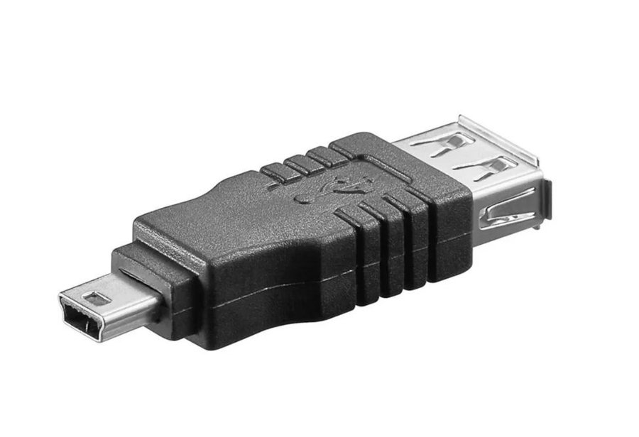 Adapter USB-hona till Mini-USB-hane