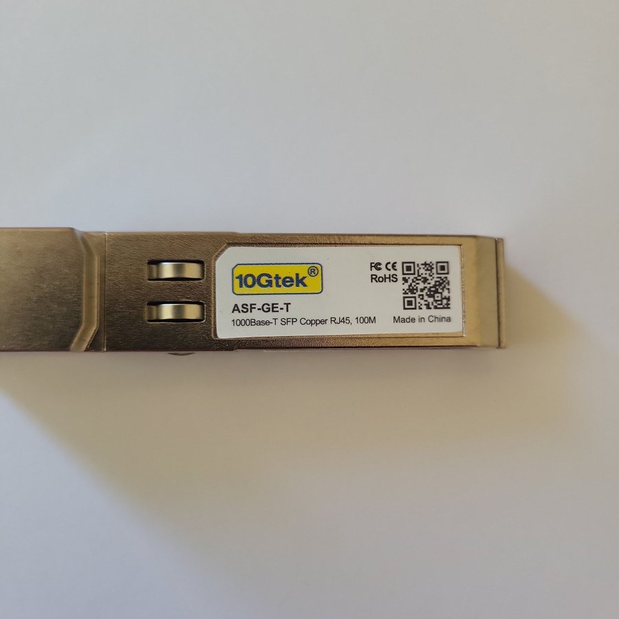 10Gtek ASF-GE-T 1000BaseT SFP+ RJ45