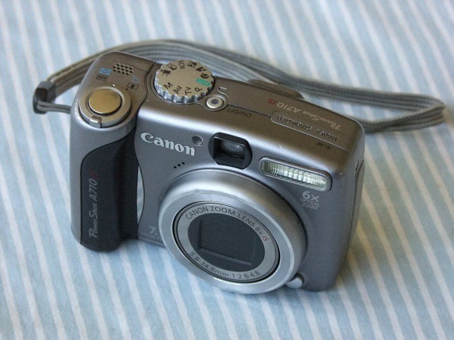 Canon Powershot A710 IS 71MP Digital Kamera 6x Image-Stabilized Optical Zoom