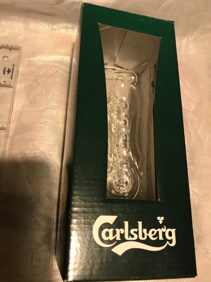 Ett öl glas från Carlsberg