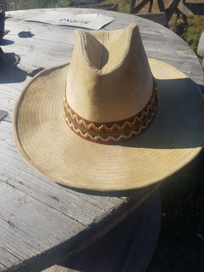 Cowboyhatt stetsen Boot Hill beige hatt storlek xl 7 1/2