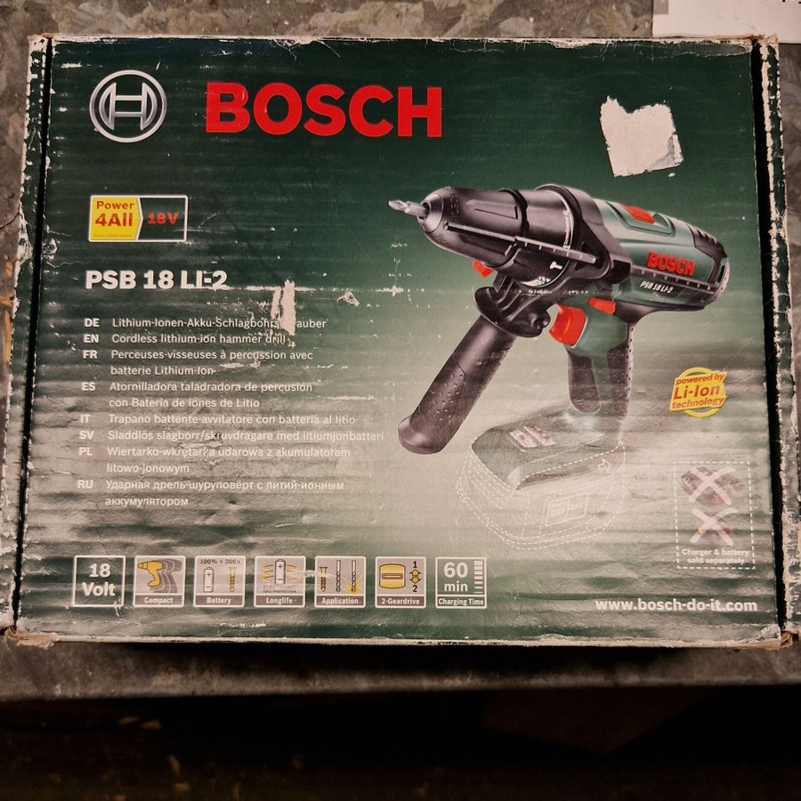 Bosch PSB 18 LI-2 Slagborrmaskin