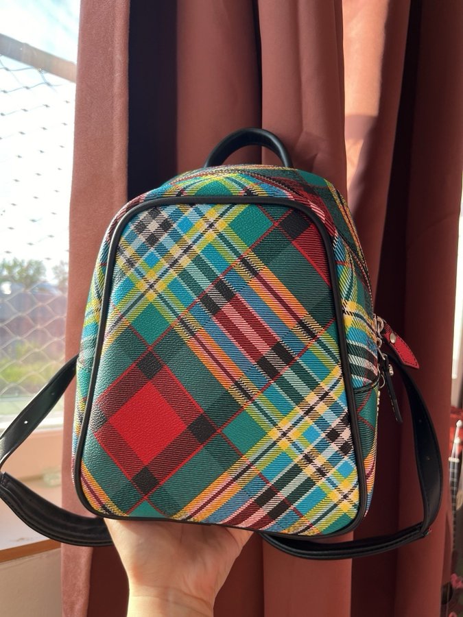 Like New Vivienne Westwood Anglomania Backpack Plaid Multicolor