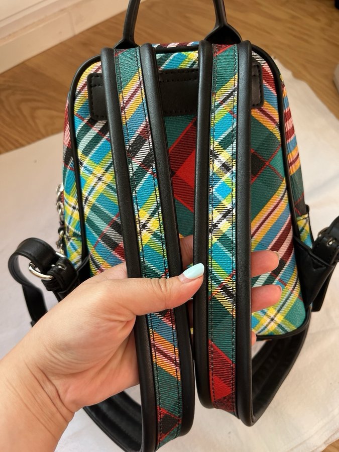 Like New Vivienne Westwood Anglomania Backpack Plaid Multicolor