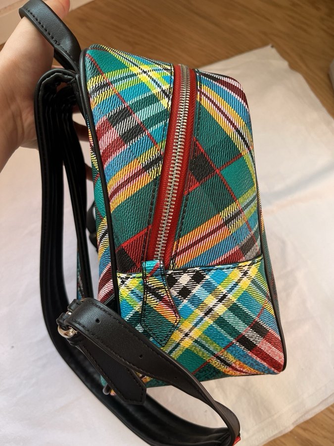 Like New Vivienne Westwood Anglomania Backpack Plaid Multicolor