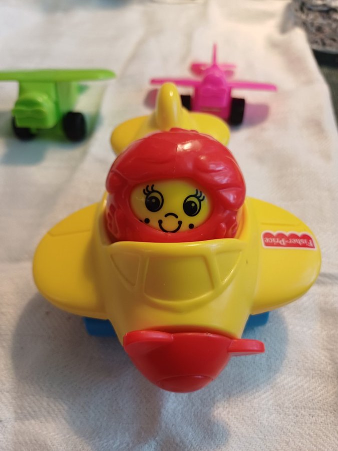 Fisher-Price Flygplan och 2 små flygplan