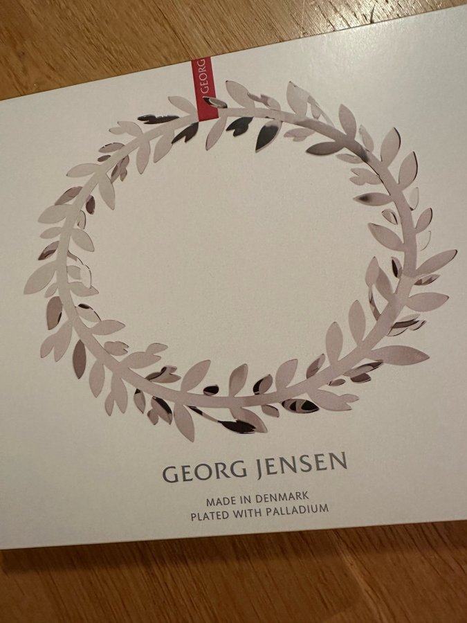 Georg Jensen Julgranspynt 2017 palladium krans