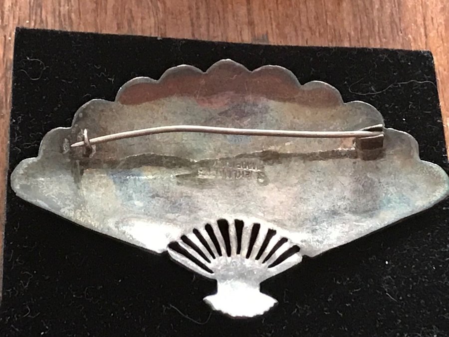 Sterling silver brosch vintage