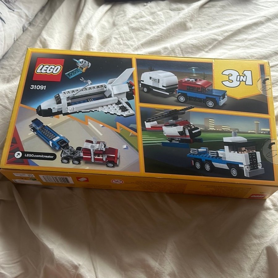 LEGO Creator 3-i-1 Rymdfärja och Transportbil 31091