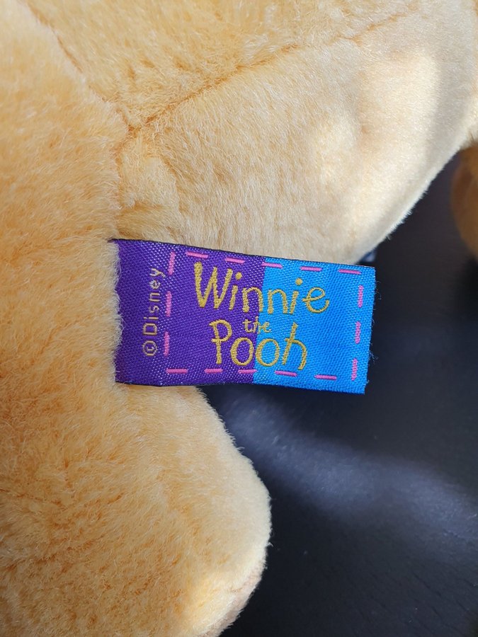 Nalle Puh Gosedjur Gul/Röd Leksak Winnie the Pooh